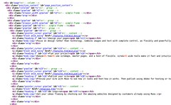 Adobe Muse homepage code musings