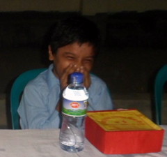 Md. Sajib enjoys the Iftar celebration