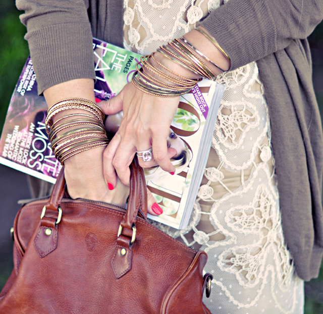 September Vogue+Bracelets+Bangles+Vintage bag