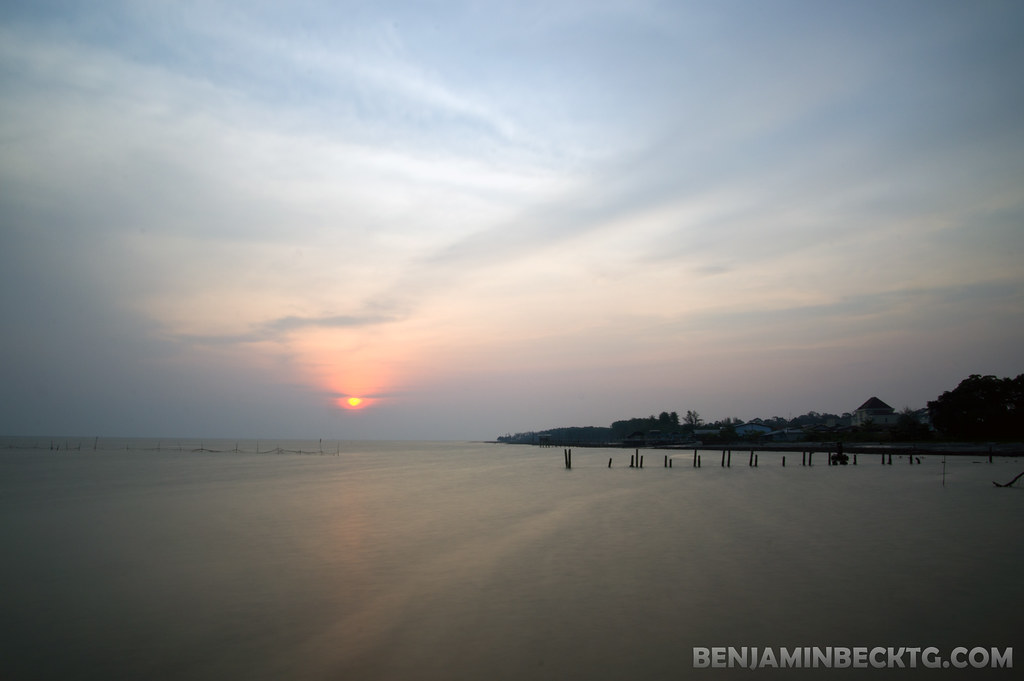First Sunset at Tanjung Sepat