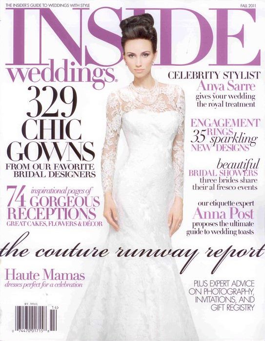 Bridal Styles Boutique Bride Marjan featured in Inside Weddings