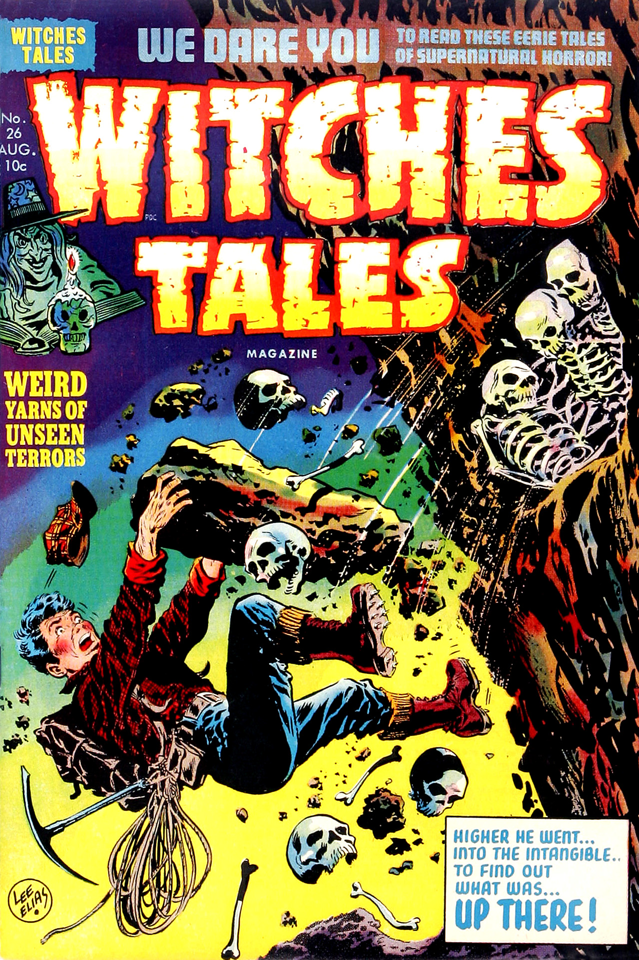 Witches Tales #26, Lee Elias Cover (Harvey, 1954)