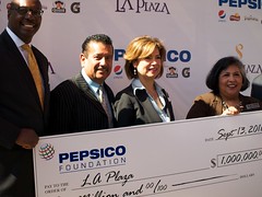 Richard Montanez, Maria Contreas Sweet and Los Angeles Supervisor Gloria Molina