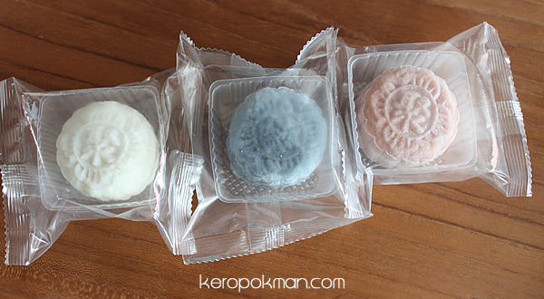 3 cute little mooncakes from Jewels Artisan Chocolate
