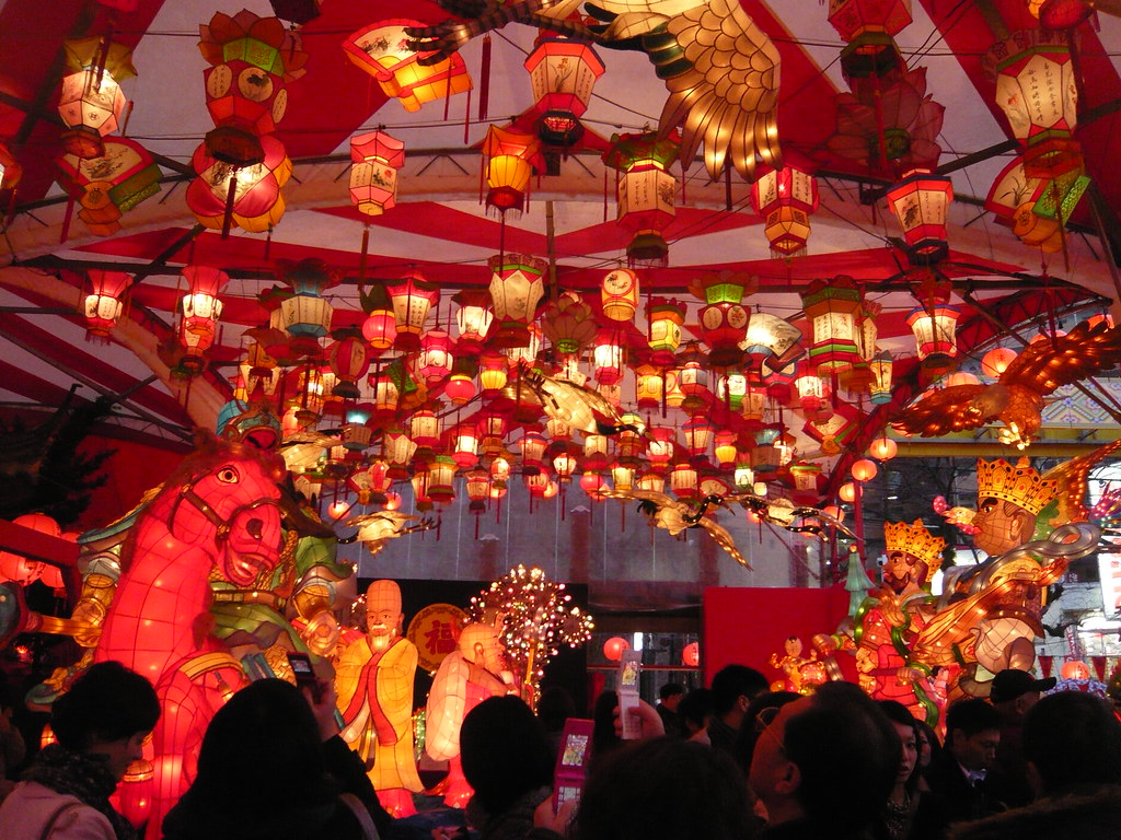 El Festival de las linternas de Nagasaki en Japón