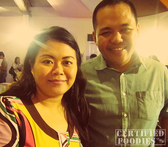 Mhel with Anton Diaz of Our Awesome Planet - CertifiedFoodies.com