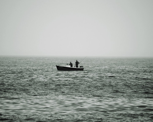 Monochrome Monday: Little Boat, Big Water