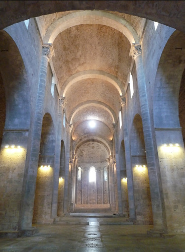 Monestir de Sant Pere de Galligants, Gerona, nave toward apse