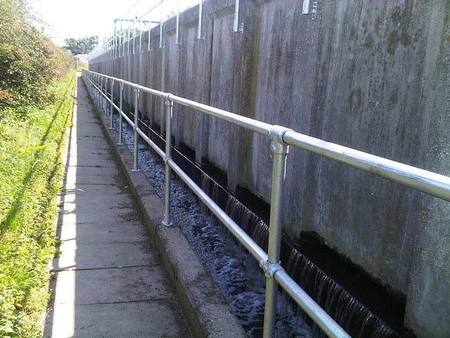 Kee Klamp Railing at Canwick Sewage Treatment Works