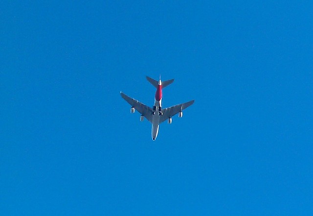 Plane over Footscray