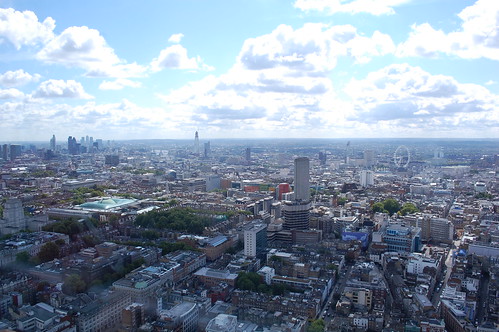 London from the BT Tower