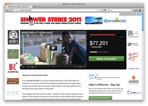 Well Aware | Shower Strike 2011