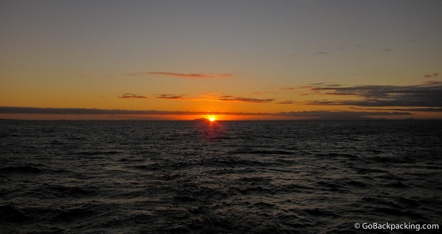 Sunset in the Galapagos Islands