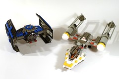 7150 TIE Fighter and Y-wing