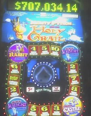Monty Python and the Holy Grail slot machine