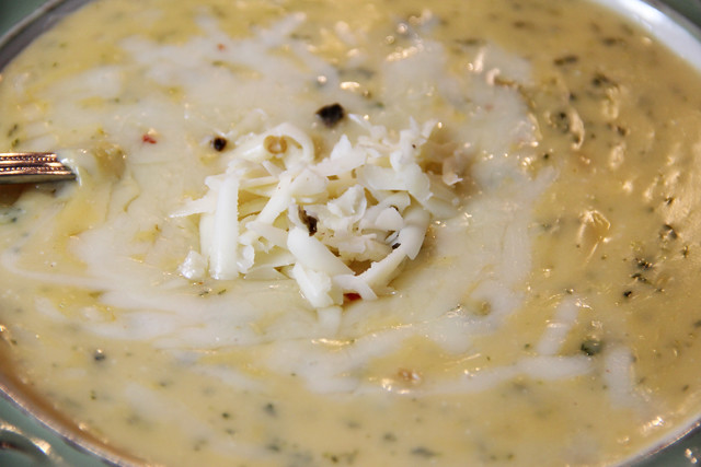 broccoli cheese soup with cabot pepperjack