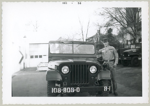 Man with jeep
