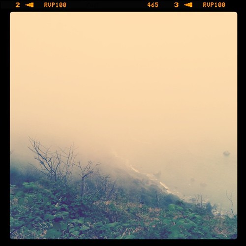 Fog overlooking clamath river