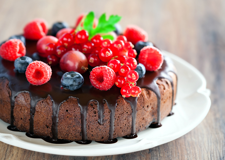 Chocolate Cake with berry