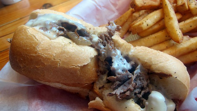the cheesesteak at the mad italian
