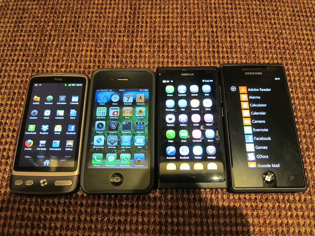 Android, iOS, MeeGo, Windows Phone 7