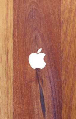iPhone Cover Apple Wood