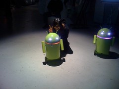 Google Droid Robots at Creative Sandbox
