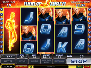 free Fantastic Four slot free spins