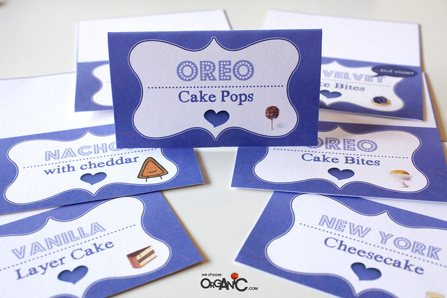 DIY: Make your own food tents for your dessert table (incl. free printable)