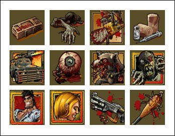 free Zone Of  Zombies slot game symbols