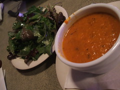 Soup and salad
