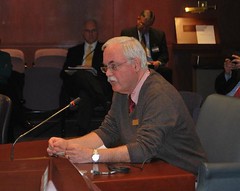 State Rep. Whit Betts testifies in favor mandate relief for our towns and cities during a committee meeting at the legislative office building. 