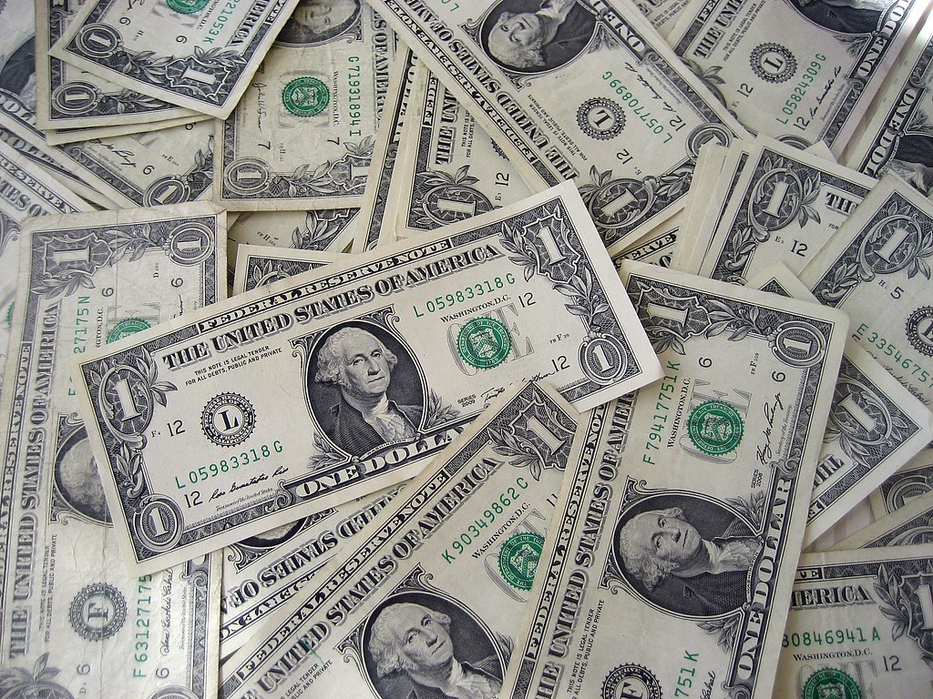 Dollar Bills by 401(K) 2013, on Flickr