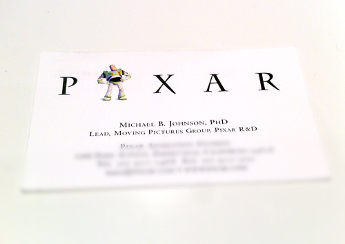 You have Buzz Lightyear on your business card. You win.