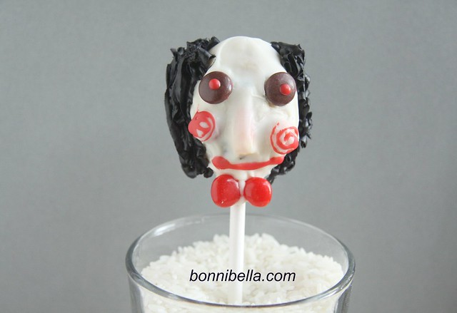 Billy the Saw Puppet Cake Pop