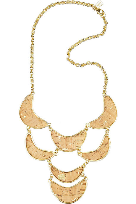 kara ross gold plated necklace