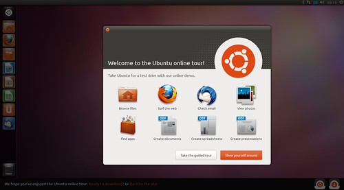 Ubuntu online tour