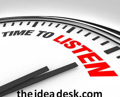 Time to Listen Words on Clock - Hear and Understand