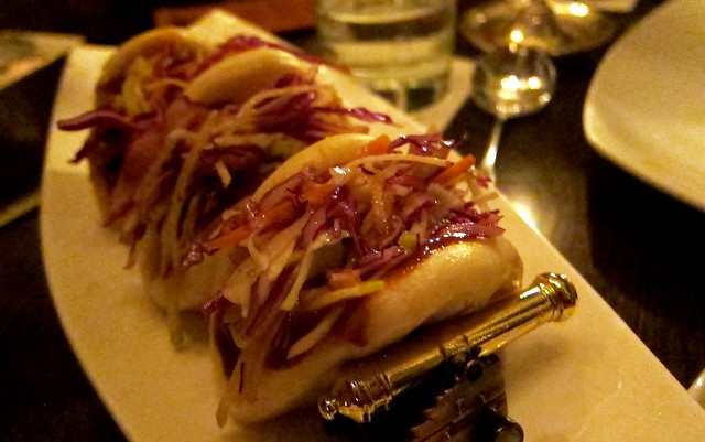 pork belly buns at canon seattle