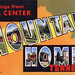 Greetings from V. A. Center, Mountain Home, Tennessee - Large Letter Postcard