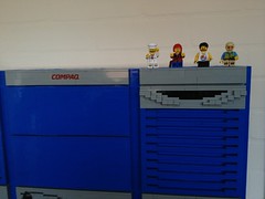 Minifigs are overjoyed that Lego Company made a DEC AlphaServer GS320 to celebrate its launch. Bletchley Park, England • <a style="font-size:0.8em;" href="http://www.flickr.com/photos/77158296@N00/6409857125/" target="_blank">View on Flickr</a>