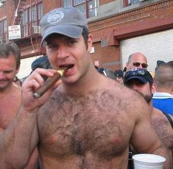 Hairy man & Muscle & Big Cigar