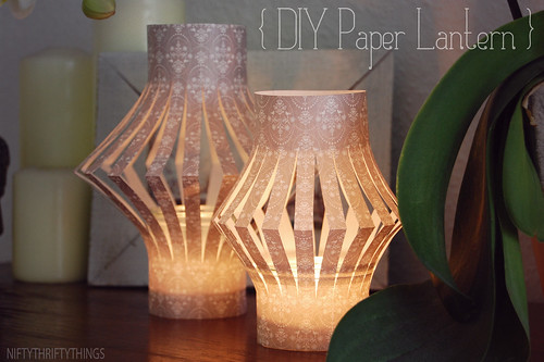 {DIY paper lantern}