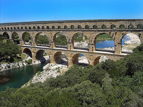 Pont du Gard: koupání pod římským stavitelským zázrakem