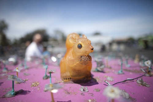 Squirrel on Art Car at Maker Faire 2010
